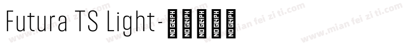 Futura TS Light字体转换